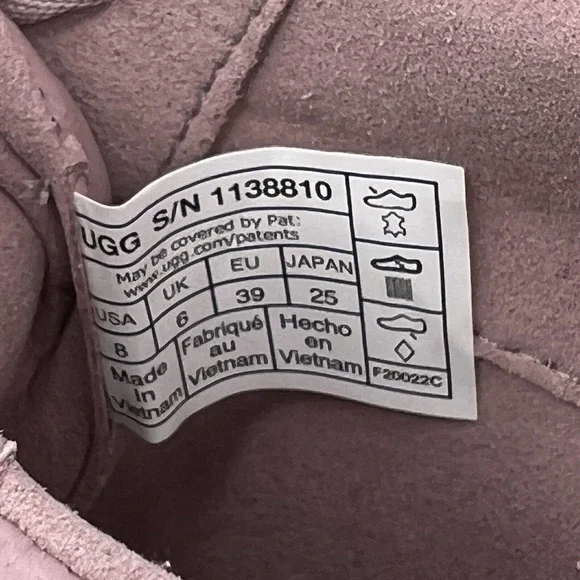 Ugg Womens Scape Trainer 1138810 Pink Leather Lace Up Activewear Sneaker 8 NEW - Picture 9 of 12